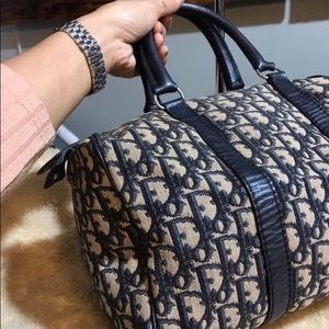100% Authentic Christian Dior Trotter Boston Bag